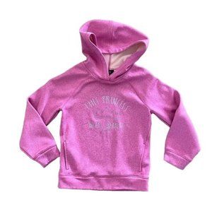 Reebok “This Princess Wears Sneakers” Pink Girls Hoodie, Size XS (7-8)